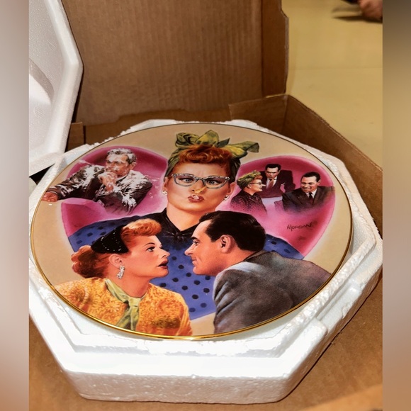 I Love Lucy L.A. At Last Collector Plate Hamilton Collection - Picture 2 of 5